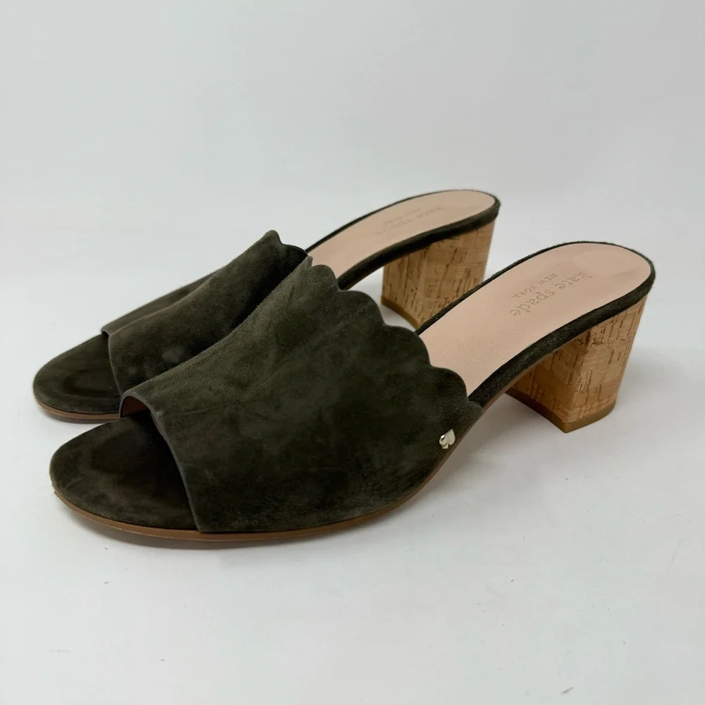 Kate Spade New York Warren Mule Sandals Heels Size 9.5 - Picture 1 of 12